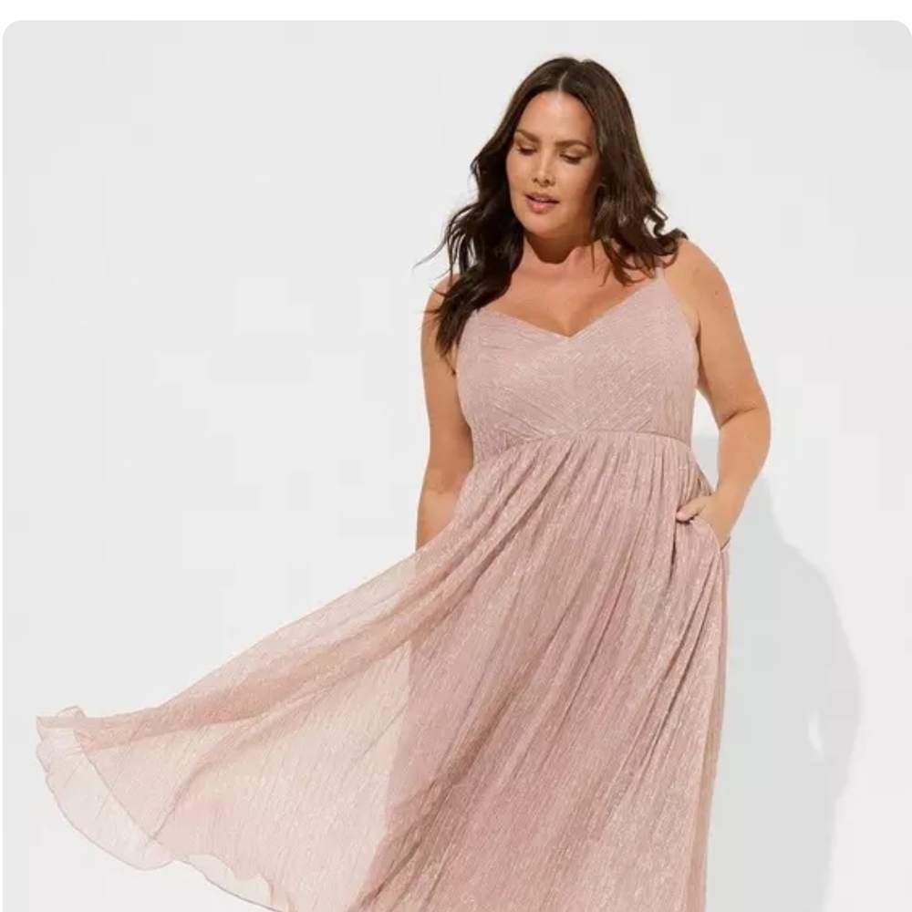Torrid Blush Pink Maxi Dress